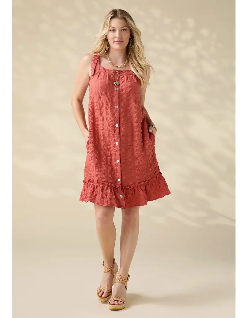 Gemma Seersucker Dress with Pockets