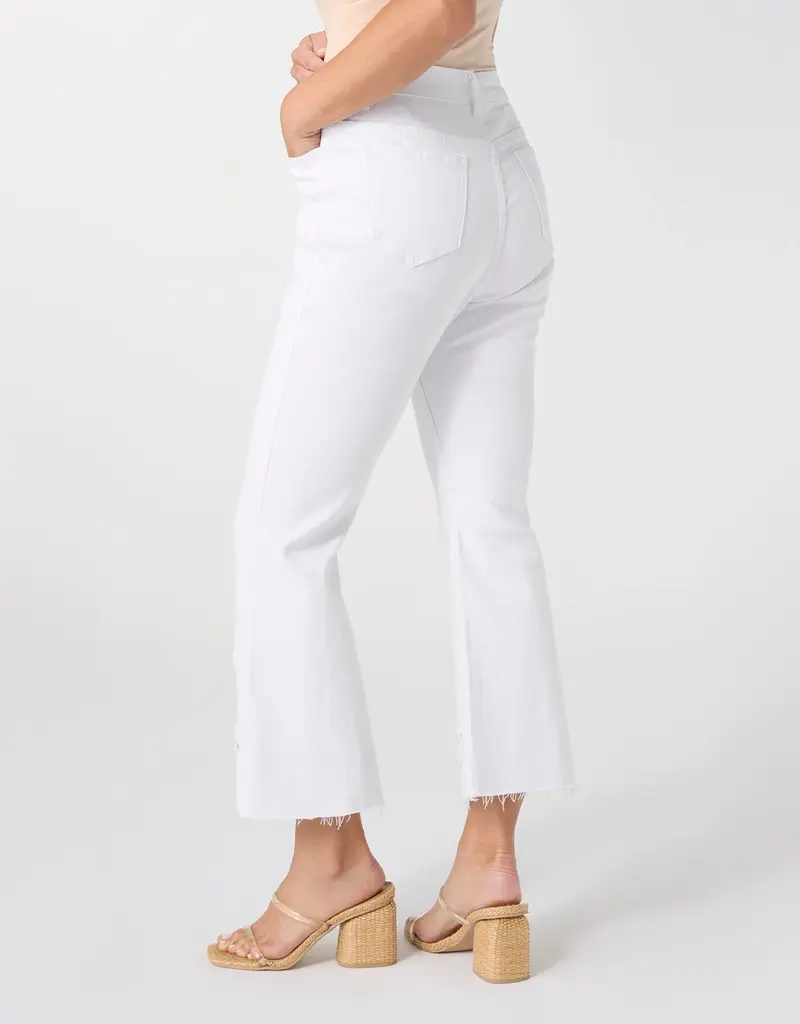 Morgan Flare Crop with Floral Cut-Out