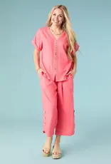 Sophia Pant with Button Detail