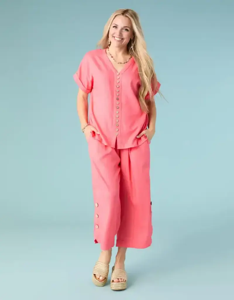Sophia Pant with Button Detail