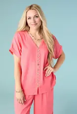 Sophia Top with Button Detail