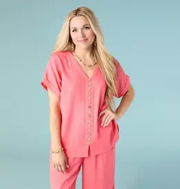Sophia Top with Button Detail