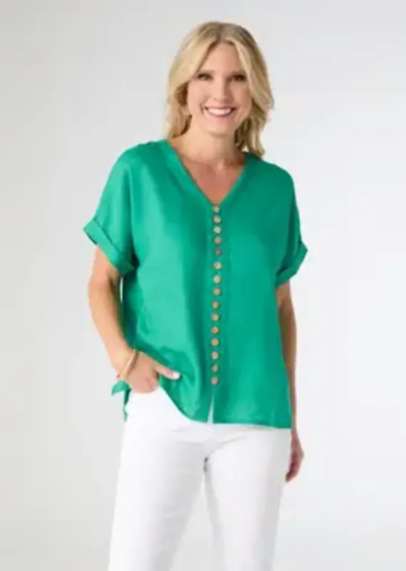 Sophia Top with Button Detail