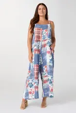 Blakely Printed Gauze Jumpsuit with Pockets
