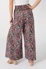 Ashley Smock Waist Flowy Wide Leg Pant