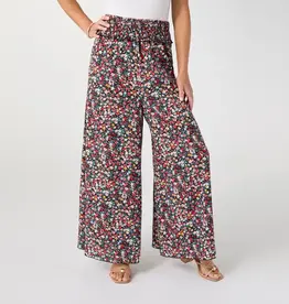 Ashley Smock Waist Flowy Wide Leg Pant