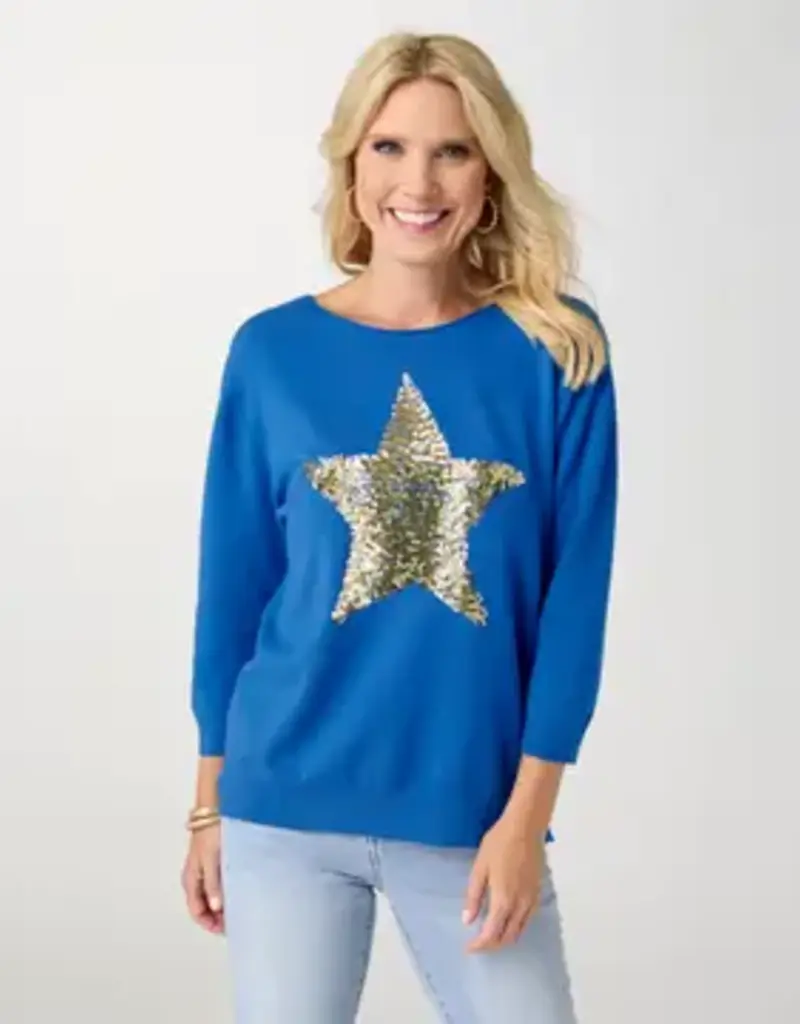 Lightweight Heavenly-Luxe Star Sweater