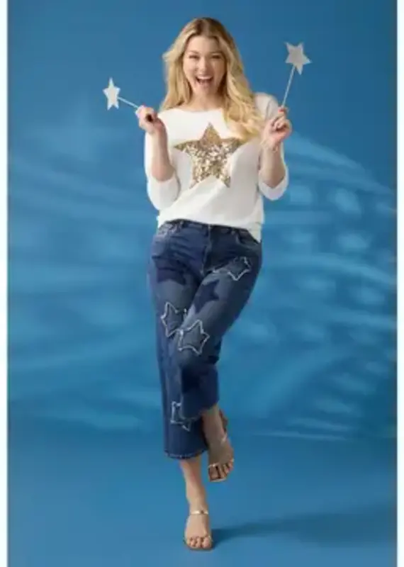 Lightweight Heavenly-Luxe Star Sweater