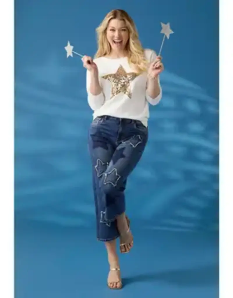 Lightweight Heavenly-Luxe Star Sweater