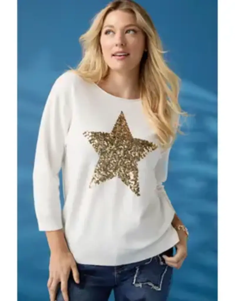 Lightweight Heavenly-Luxe Star Sweater