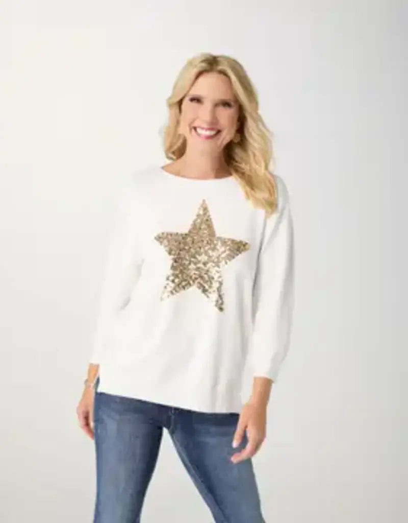 Lightweight Heavenly-Luxe Star Sweater