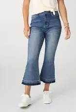 Bambu Soft Flare Crop with Contrast Bottom