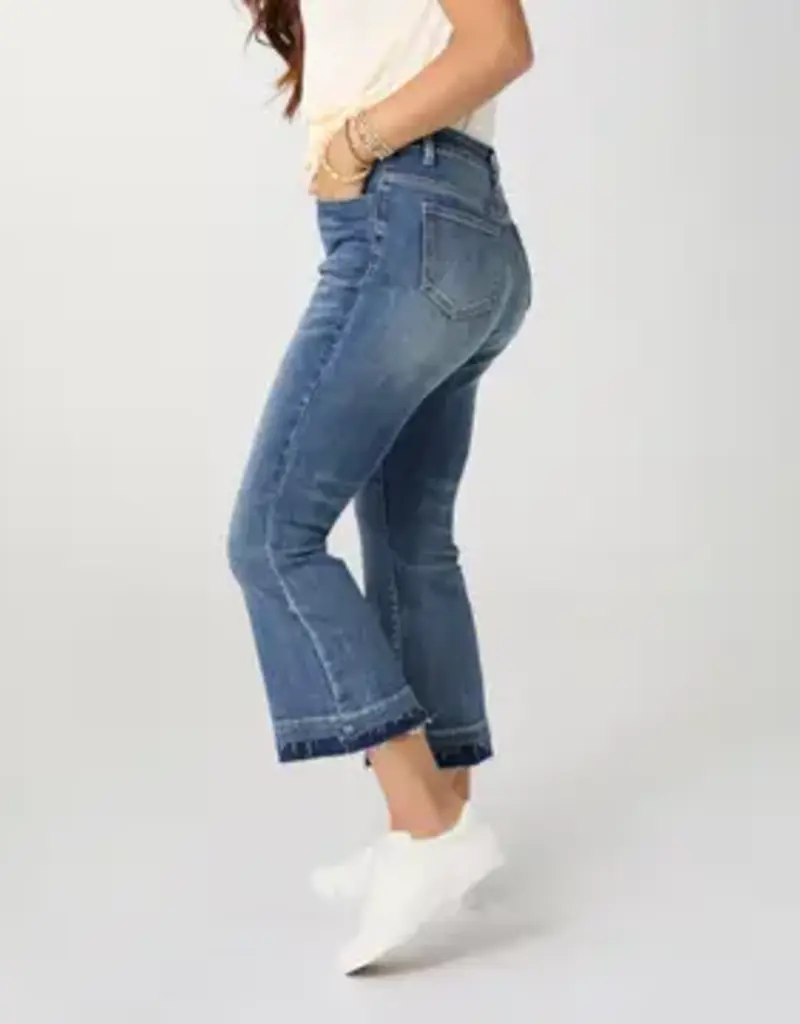 Bambu Soft Flare Crop with Contrast Bottom