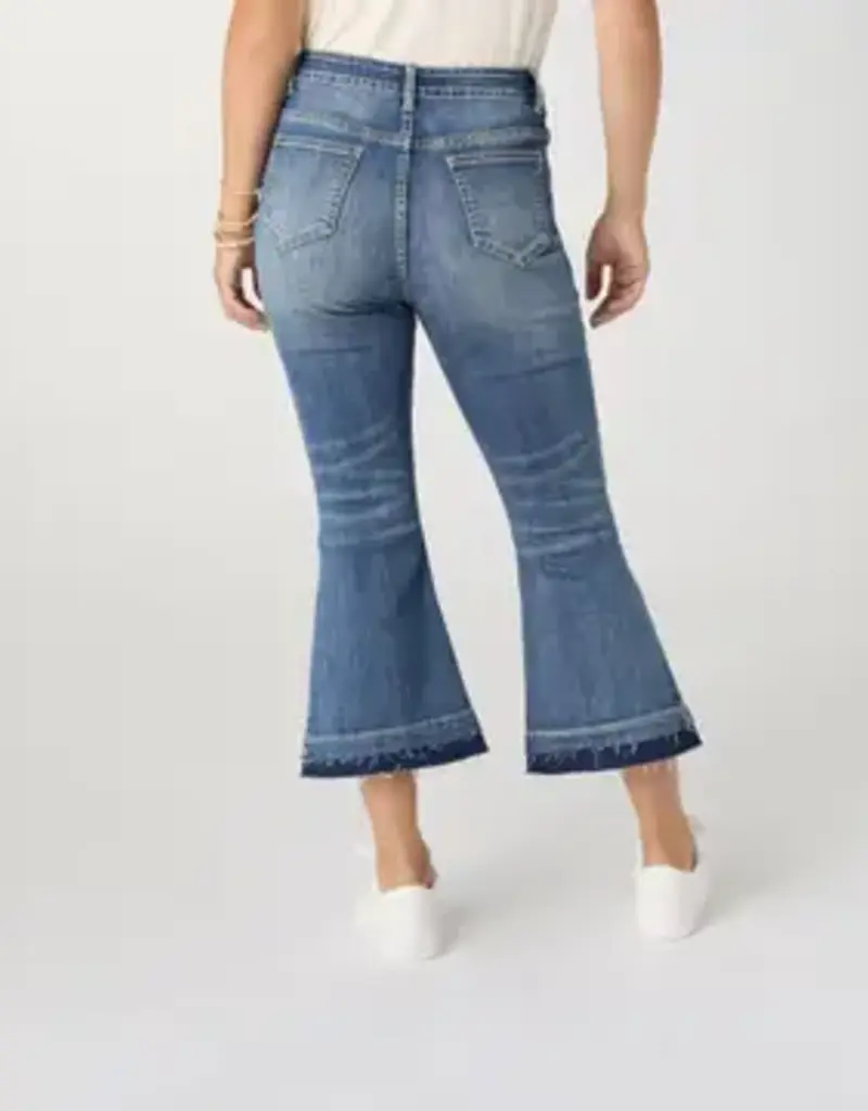 Bambu Soft Flare Crop with Contrast Bottom