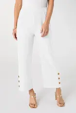 Georgie Wide Leg Crop Pant with Side Grommets