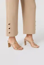 Georgie Wide Leg Crop Pant with Side Grommets