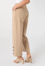 Georgie Wide Leg Crop Pant with Side Grommets