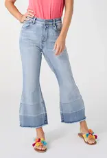 Bambu Soft Flare Crop with Fray Bottom