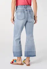 Bambu Soft Flare Crop with Fray Bottom