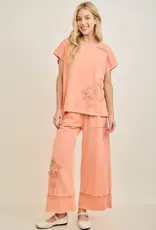 Mineral Washed Flower Garden Pant