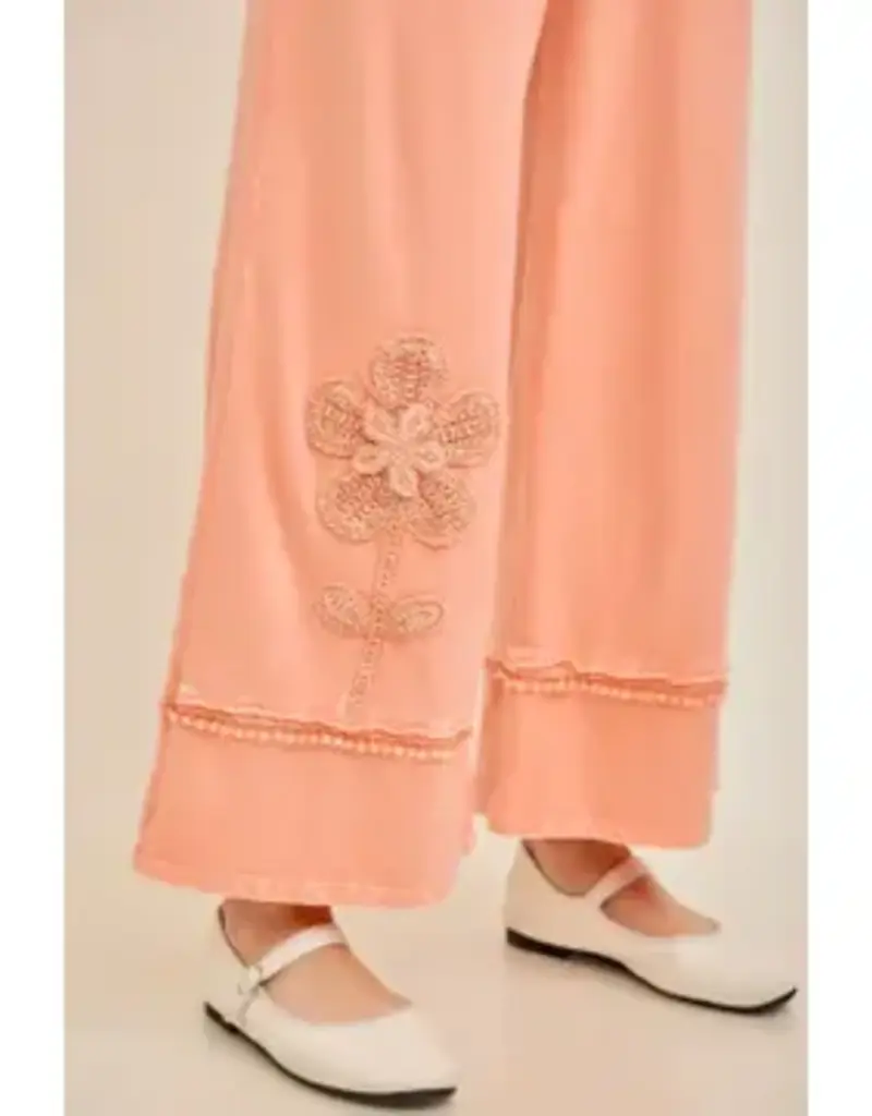 Mineral Washed Flower Garden Pant