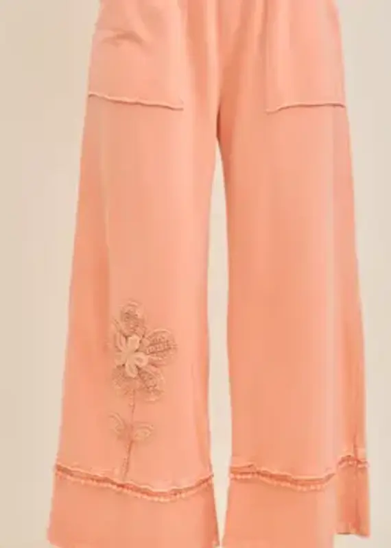 Mineral Washed Flower Garden Pant