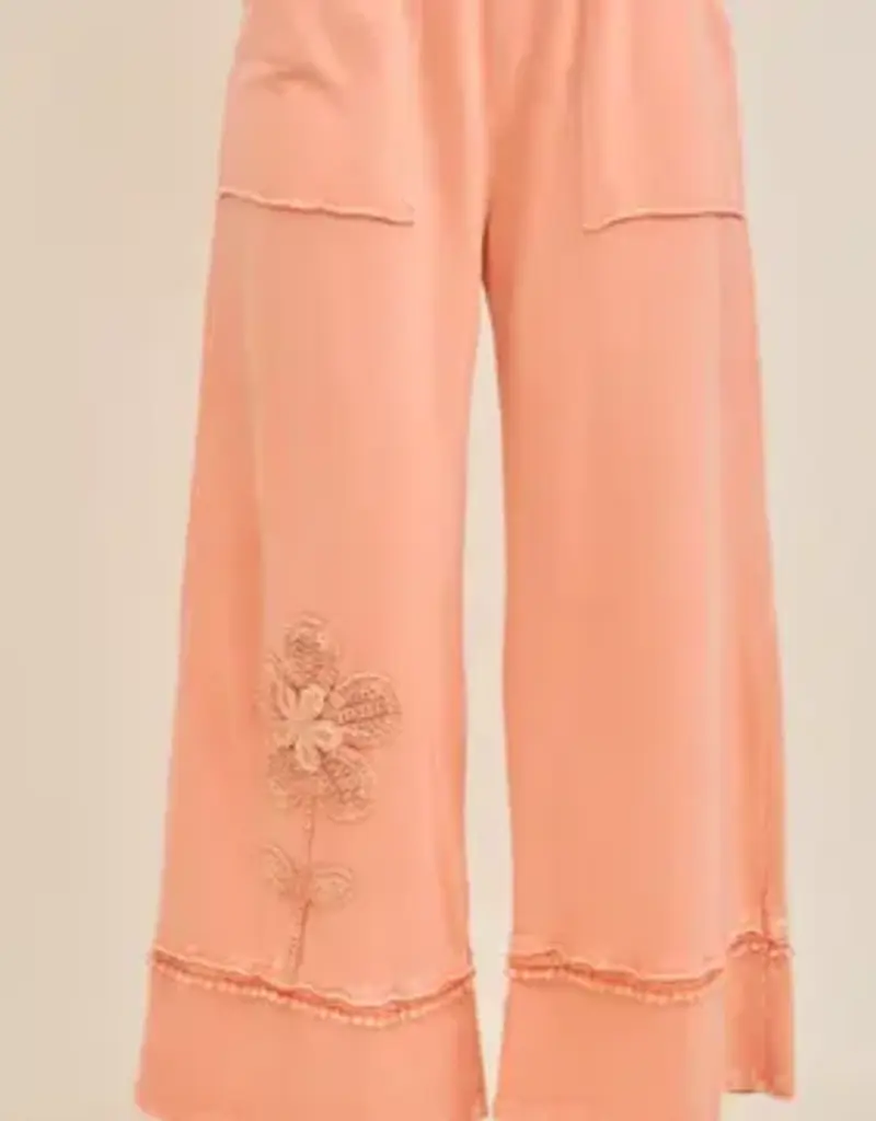 Mineral Washed Flower Garden Pant