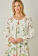 Floral Crochet Cardigan
