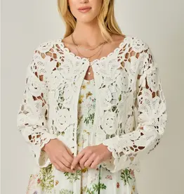 Floral Crochet Cardigan