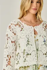 Floral Crochet Cardigan