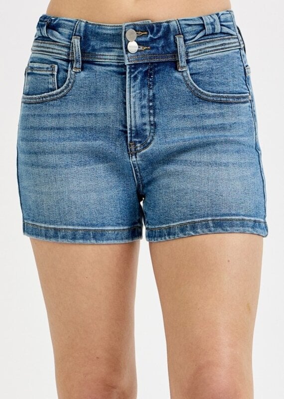 Tummy Control High Rise Bow Detailed Shorts