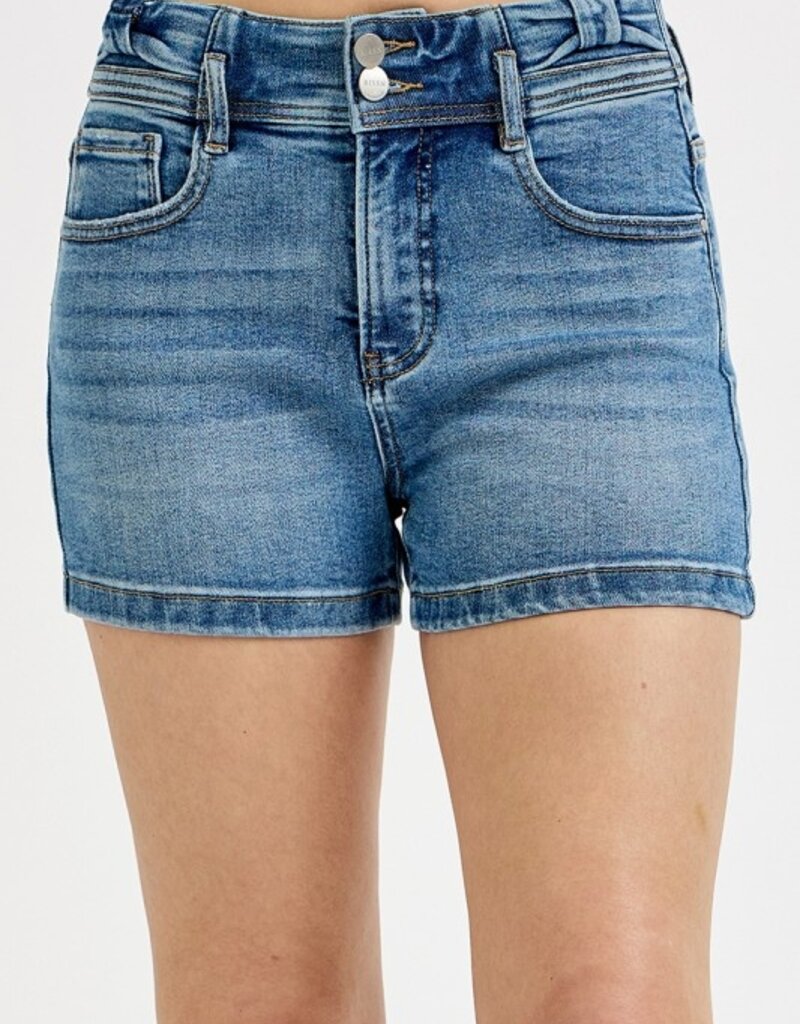 Tummy Control High Rise Bow Detailed Shorts