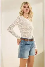 Scallop Lace Top