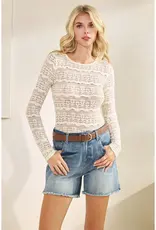 Scallop Lace Top