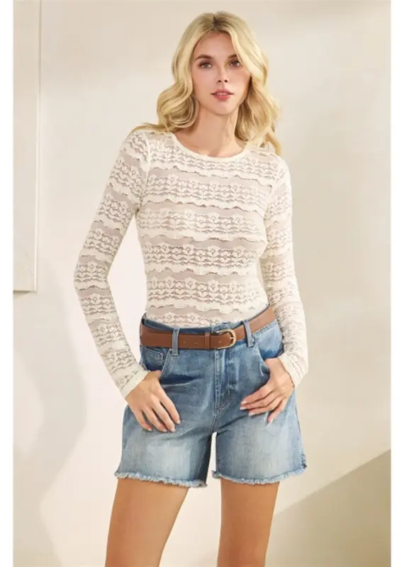 Scallop Lace Top