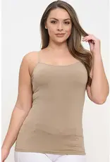 Seamless Long Spaghetti Strap Long Camisole Top
