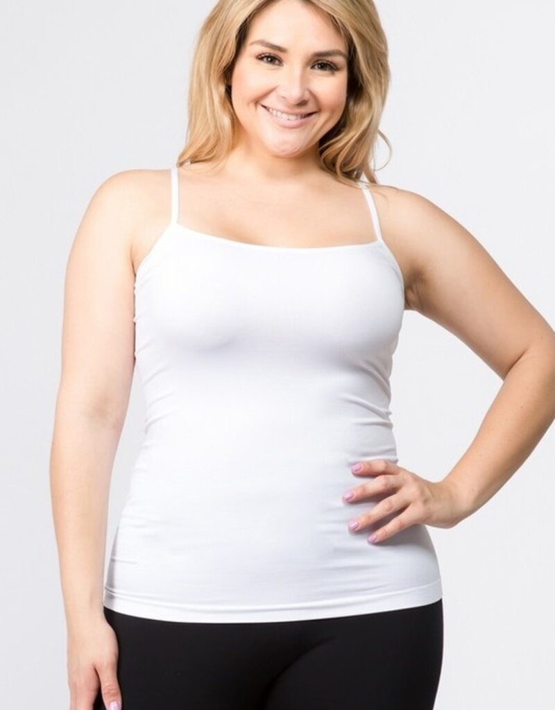 Seamless Long Spaghetti Strap Long Camisole Top