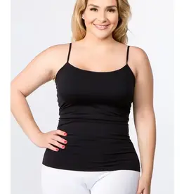 Seamless Long Spaghetti Strap Long Camisole Top Curvy Available in 5 colors