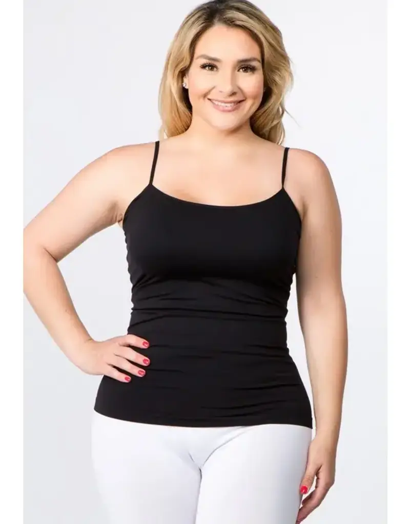 Seamless Long Spaghetti Strap Long Camisole Top