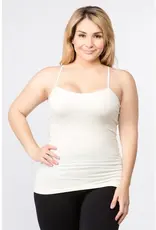 Seamless Long Spaghetti Strap Long Camisole Top