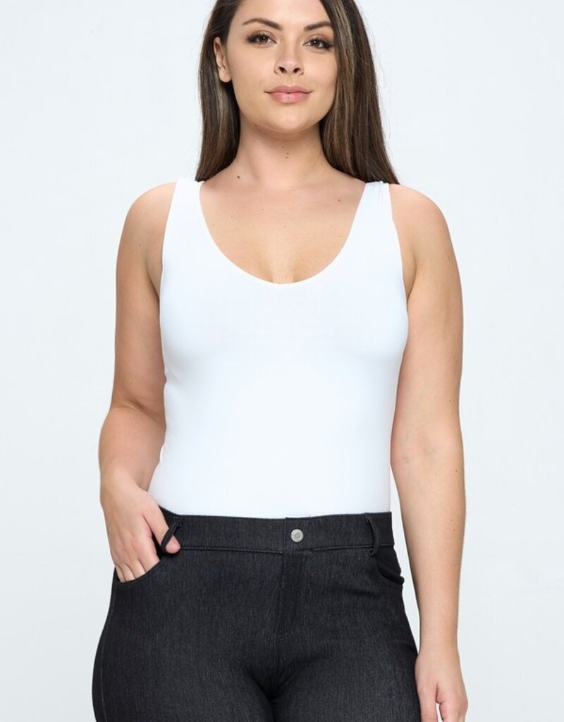 Short Version-Reversible V Neckline Seamless Tank