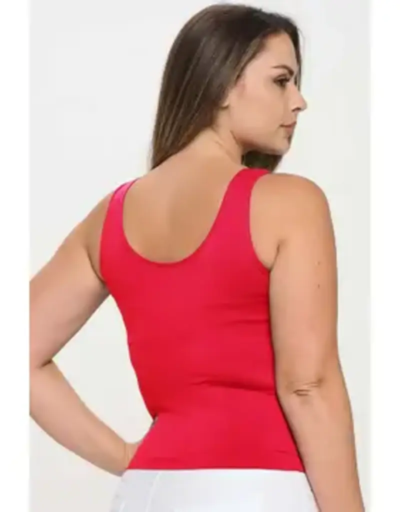 Short Version-Reversible V Neckline Seamless Tank