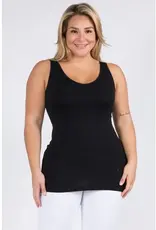 Reversible V or U Neckline Seamless Tank Curvy