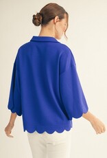 Susan Scallop Edge Detail Solid Top
