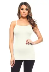 Seamless Long Spaghetti Strap Long Camisole Top