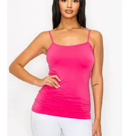 Seamless Long Spaghetti Strap Long Camisole Top