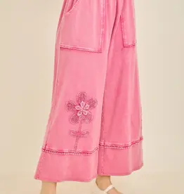 Mineral Washed Flower Garden Pant