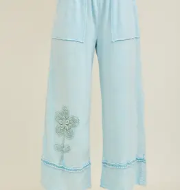 Mineral Washed Flower Garden Pant