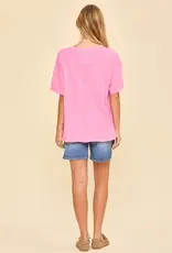 Rochell Raw Egde Detail Top