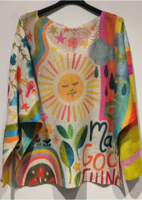 Sunshine V-Neck Knit Top